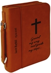7 1/2" x 10 3/4" Rawhide Leatherette Bible Cover