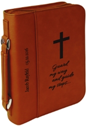 7 1/2" x 10 3/4" Rawhide Leatherette Bible Cover