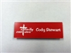 Plastic Rectangle Name Tag