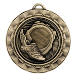 2 5/16" Spinner Medal, Track