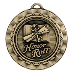 2 5/16" Spinner Medal, Honor Roll