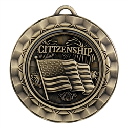 2 5/16" Spinner Medal, Citizenship
