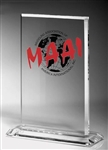 Rectangle Clear Acrylic Award 10"