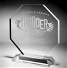 Clear Octagonal Acrylic Award