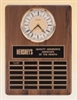 Perpetual Plaque Wall Clock 15-1/4 " x  21 "