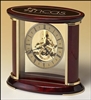 Rosewood Skeleton Clock 7" x 9" x 3"