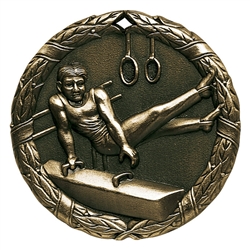 2" XR Medal, Gymnastics Male