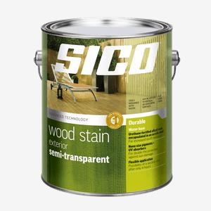 SICO WOOD STAIN EXTERIOR SEMI TRANSPARENT NATURAL 1LT