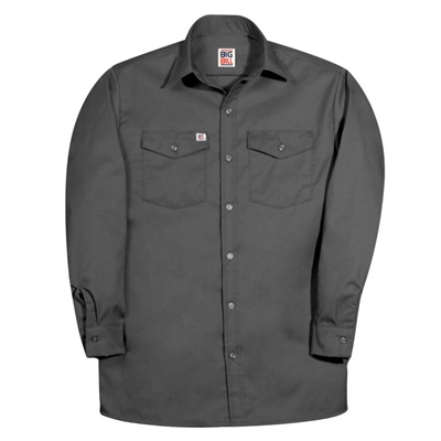 Big Bill Premium Work Shirt long sleeve charcoal