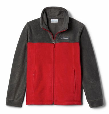 COLUMBIA CHILD/YOUTH STEENS MOUNTAIN FLEECE MOUNTAIN RED