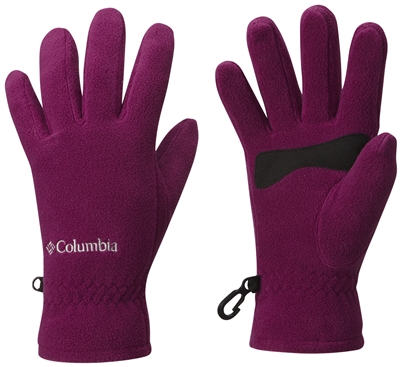 COLUMBIA WOMEN FAST TREK FLEECE GLOVE DARK RASPBERRY