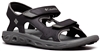 COLUMBIA YOUTH BIG KIDS TECHSPUN VENT SANDAL BLACK COLUMBIA GREY