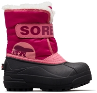 SOREL CHILDREN SNOW COMMANDER BOOT TROPIC PINK DEEP BLUSH