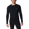 COLUMBIA MEN MIDWEIGHT STRETCH LONG SLEEVE TOP BLACK
