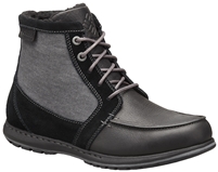 COLUMBIA MEN DAVENPORT PDX WP BOOT BLACK DARK FOG