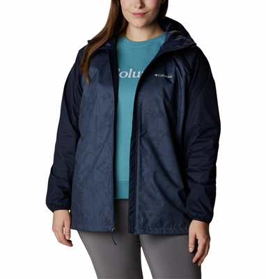 COLUMBIA WOMEN ULICA JACKET NOCTURNAL ART BOUQUET - PLUS SIZE