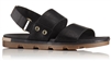 SOREL WOMEN TORPEDA SANDAL BLACK SAHARA