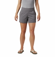 COLUMBIA WOMEN ANYTIME CASUAL SHORT CITY GREY