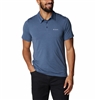 COLUMBIA MEN TECH TRAIL POLO DARK MOUNTAIN