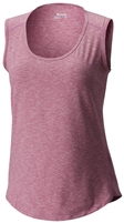 COLUMBIA WOMEN WANDER MORE TANK BRIGHT LAVENDER HEATHER - PLUS SIZE