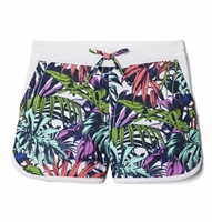 COLUMBIA YOUTH SANDY SHORES BOARD SHORT WHITE TOUCANICAL MULTI