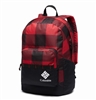 COLUMBIA ZIGZAG 22L BACK PACK MOUNTAIN RED CHECK PRINT