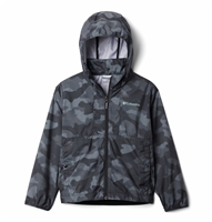 COLUMBIA YOUTH PUNCHBOWL JACKET BLACK SPOTTED CAMO