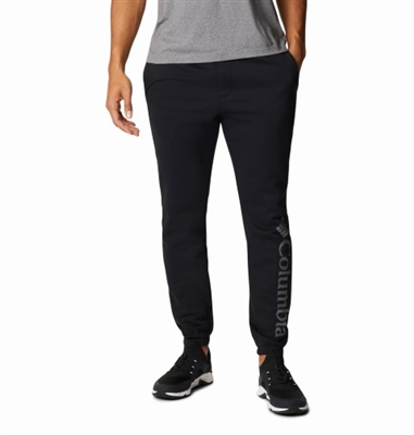 COLUMBIA MEN COLUMBIA TREK JOGGER BLACK CITY GREY VERTICAL LOGO