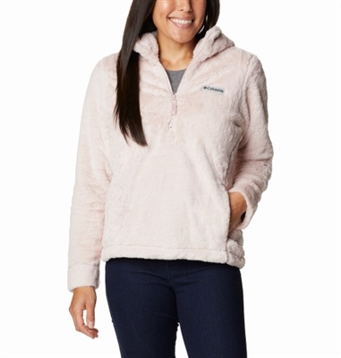COLUMBIA WOMEN BUNDLE UP HOODED PULLOVER MINERAL PINK