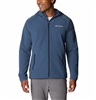 COLUMBIA MEN TALL HEIGHTS HOODED SOFTSHELL DARK MOUNTAIN