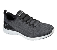 SKECHERS MEN FLEX ADVANTAGE 4.0CONTRIBUTOR BLACK GRAY