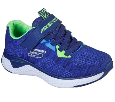 SKECHERS KIDS SOLAR FUSE SPEED BLITZ BLUE NAVY