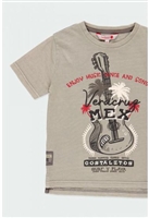 MMD KIDS T-SHIRT GUITAR TAUPE