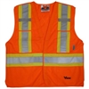 Viking Safety Vest 5pt tear away orange
