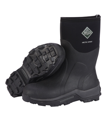 MUCK MEN ARCTIC SPORT MID BLACK