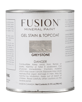 FUSION GEL STAIN GREYSTONE TOP COAT