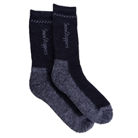 SNOWSTOPPERS SOCKS ALPACA WOOL BLACK/GREY