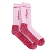 SNOWSTOPPERS SOCKS ALPACA WOOL PINK/RED