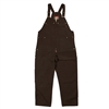 Tough Duck Bib Overall unlined dark brown