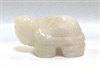 A11-21  38mm STONE TURTLE IN WHITE JADE