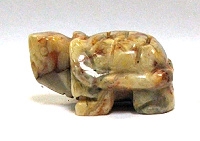 A11-22  38mm STONE TURTLE IN CRAZY AGATE