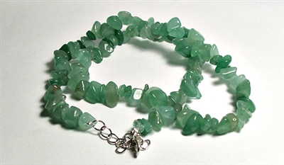 A123-02 STONE CHIP NECKLACE IN AVENTURINE