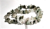 A123-16 STONE CHIP NECKLACE IN GARDEN QUARTZ