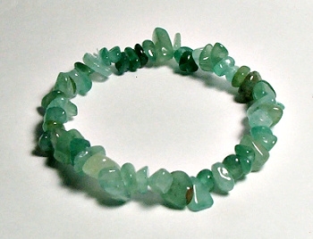 A124-02 STONE CHIP BRACELET IN AVENTURINE