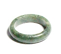A128-04 SIZE 10 STONE RING IN SOUTH CHINA JADE