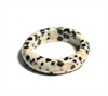 A128-05 SIZE 08 STONE RING IN DALMATIAN