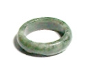 A128-04 SIZE 08 STONE RING IN SOUTH CHINA JADE