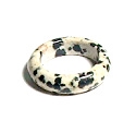 A128-05 SIZE 07 STONE RING IN DALMATIAN