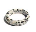 A128-05 SIZE 10 STONE RING IN DALMATIAN