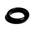 A128-06 SIZE 08 STONE RING IN ONYX